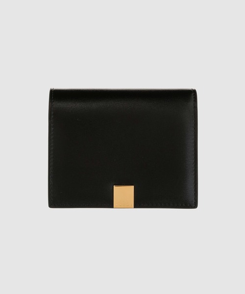 MARNI（マルニ）の「PALMELLATO CALF LEATHER / 三つ折りウォレット（財布・レディース・ブラック/ベージュ・ONE SIZE）」の2枚目の写真