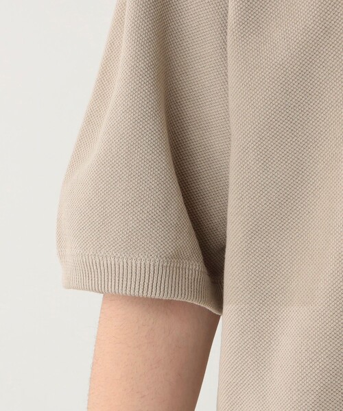 crepuscule(クレプスキュール)の「crepuscule × BEAMS T / Crewneck Button Short Sleeve(Tシャツ/カットソー・メンズ・ベージュ/ブラック・M/XL/L)」の11枚目の写真