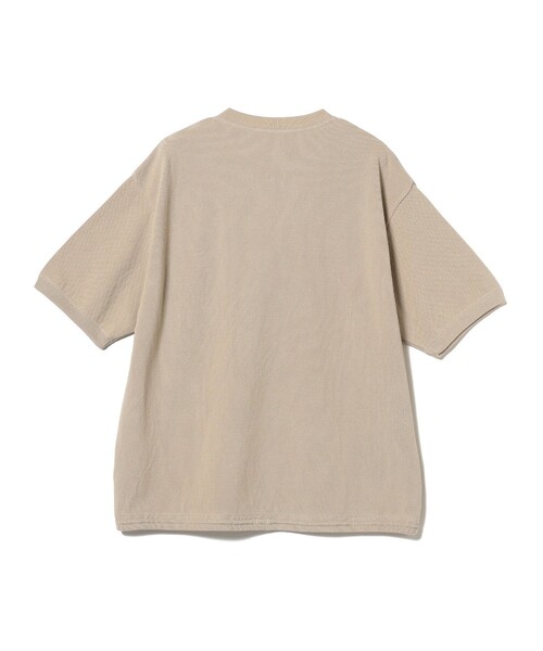 crepuscule(クレプスキュール)の「crepuscule × BEAMS T / Crewneck Button Short Sleeve(Tシャツ/カットソー・メンズ・ベージュ/ブラック・M/XL/L)」の21枚目の写真