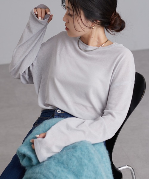 トップス Sao セール】≪お気に入り登録数17万人突破≫【17色展開】サイドスリット