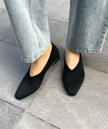 Thevon | ニットVカットパンプス(パンプス)
