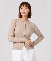 アニエスベー　 カーディガン SEW7 CARDIGAN OBENTO カーディガンプレッション ｜agnès b
