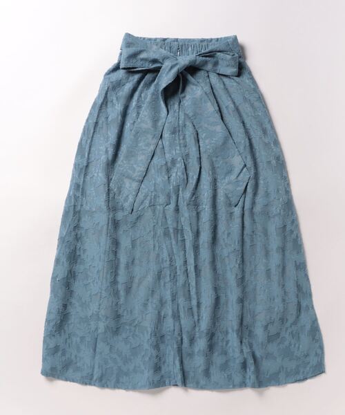 clear（クリア）の「バックリボンドビーシフォンフレアスカート[低身長用サイズ有 骨格ウェーブ]（スカート・レディース・ピンク/ブルーグレー/グレー・XS/S/M）」の13枚目の写真