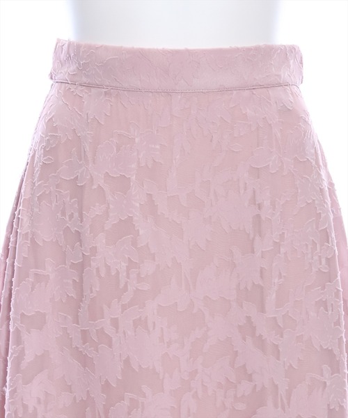 clear（クリア）の「バックリボンドビーシフォンフレアスカート[低身長用サイズ有 骨格ウェーブ]（スカート・レディース・ピンク/ブルーグレー/グレー・XS/S/M）」の7枚目の写真