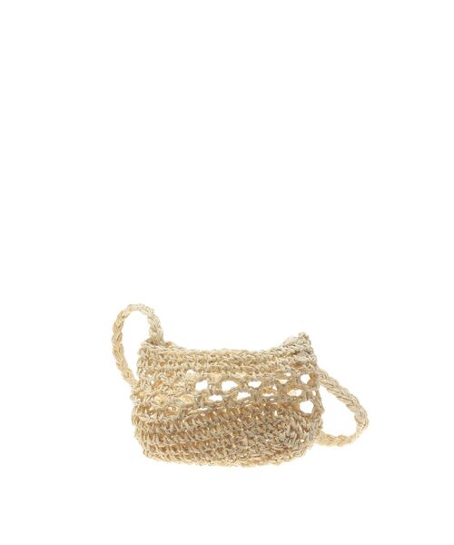 Ungrid（アングリッド）の「透かし編みミニショルダーバッグ（ショルダーバッグ・レディース・パープル/ベージュ・FREE）」の19枚目の写真