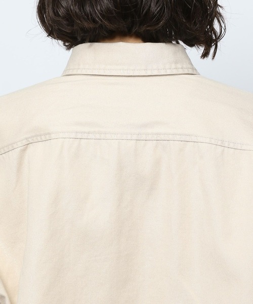 niko and...（ニコアンド）の「ジャガード＆箔デニムシャツ（シャツ/ブラウス・レディース・オフホワイト/ブルー/ライトブルー・FREE）」の15枚目の写真