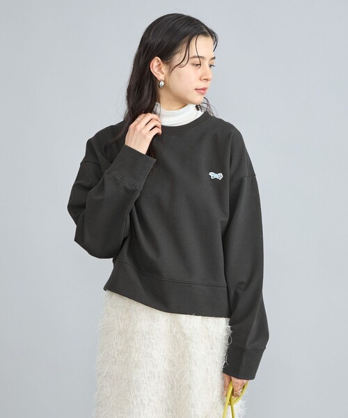 PENNEYS(ぺニーズ)の「PENNEYS(ぺニーズ)別注インレイワイドクルーネックスウェット(スウェット・レディース・オフホワイト/ライトグレー/ネイビー/ダークグレー/ロイヤルブルー・M/L)」の8枚目の写真