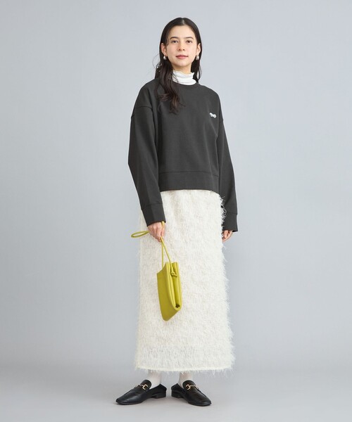 PENNEYS(ぺニーズ)の「PENNEYS(ぺニーズ)別注インレイワイドクルーネックスウェット(スウェット・レディース・オフホワイト/ライトグレー/ネイビー/ダークグレー/ロイヤルブルー・M/L)」の10枚目の写真
