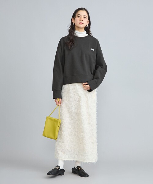 PENNEYS(ぺニーズ)の「PENNEYS(ぺニーズ)別注インレイワイドクルーネックスウェット(スウェット・レディース・オフホワイト/ライトグレー/ネイビー/ダークグレー/ロイヤルブルー・M/L)」の13枚目の写真