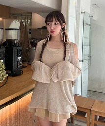 RiLi | 肩開きVネックニット【RL】(ニット/セーター)