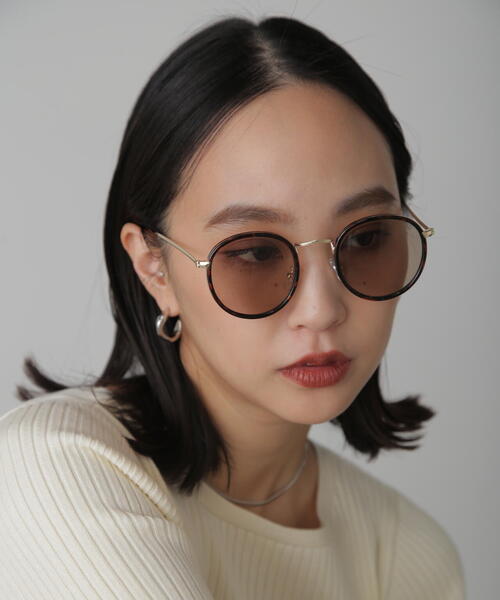 FREE'S MART(フリーズマート)の「サングラス③(サングラス・レディース・ホワイト/ブラウン・フリ-)」の5枚目の写真