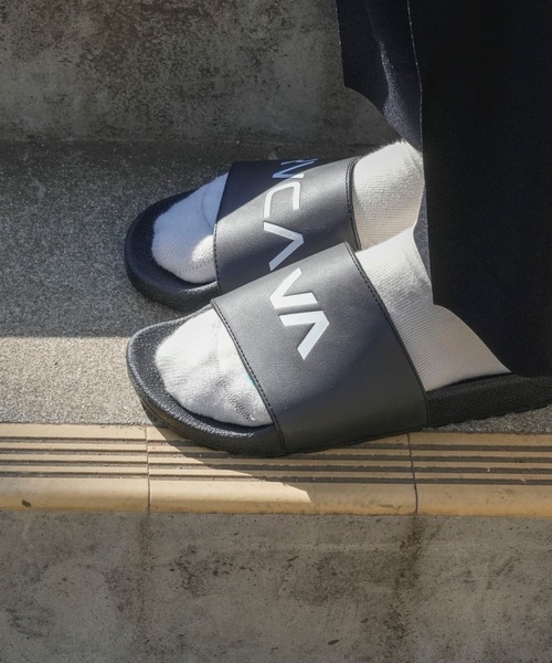 RVCA（ルーカ）の「【オンライン限定】RVCA メンズ RVCA SPORT SLIDE サンダル 【2024年春夏モデル】/ルーカシャワーサンダル（サンダル・メンズ・ブラック/ブラック×ホワイト・6/7/8/9/10）」の22枚目の写真