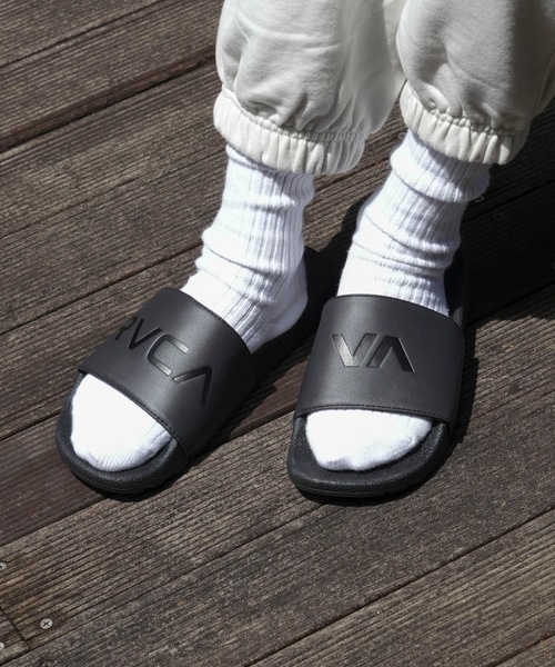 RVCA（ルーカ）の「【オンライン限定】RVCA メンズ RVCA SPORT SLIDE サンダル 【2024年春夏モデル】/ルーカシャワーサンダル（サンダル・メンズ・ブラック/ブラック×ホワイト・6/7/8/9/10）」の15枚目の写真