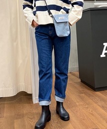 オーガニックコットン ストレートデニムパンツ