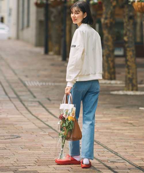 AIGLE（エーグル）の「オーガニックコットン ストレートデニムパンツ（デニムパンツ・レディース・ブルー/ライトブルー・34/36/38/40）」の22枚目の写真