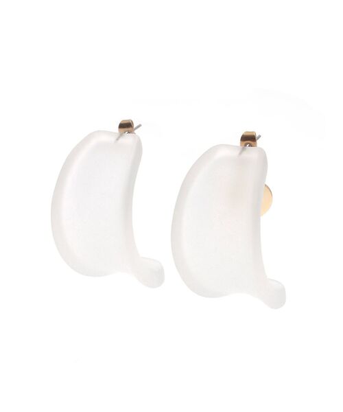 LAGUNAMOON（ラグナムーン）の「マットクリアピアス（ピアス（両耳用）・レディース・ミント/ホワイト・FREE）」の7枚目の写真