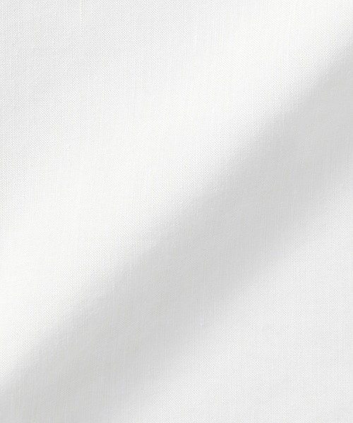 無印良品（ムジルシリョウヒン）の「紳士　ヘンプ混半袖シャツ（シャツ/ブラウス・メンズ・グリーン/ホワイト/ブラウン系1/ブラック・XL/L/S/XS）」の11枚目の写真