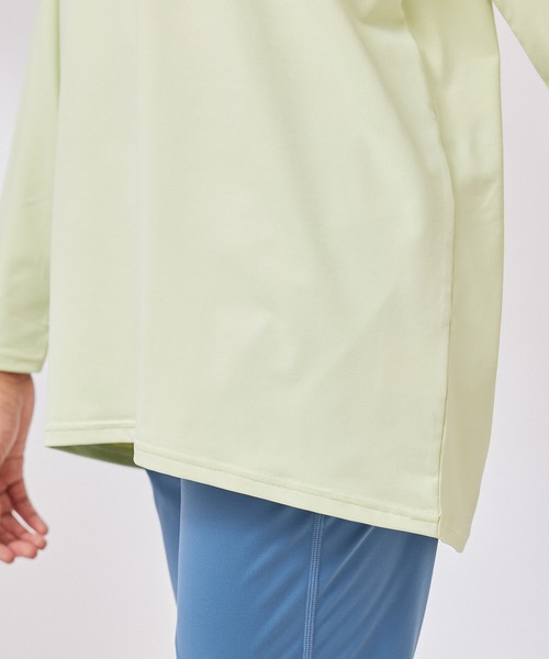 NERGY（ナージー）の「【UV & 吸水速乾】メッシュ切替長袖 Tシャツ（Tシャツ/カットソー・レディース・ホワイト/ライトグリーン/ブラック/ブルー・FREE）」の22枚目の写真
