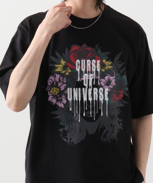 RE730（アールイーセブンサーティー）の「BIG printed short sleeve T-shirt / プリントBIG半袖Tシャツ unisex（Tシャツ/カットソー・メンズ・ホワイト/ブラック系その他/ブラック系その他2/グリーン系その他2/ホワイト系その他/チャコール/グリーン系その他/ホワイト系その他2/ブラック・M/L）」の6枚目の写真