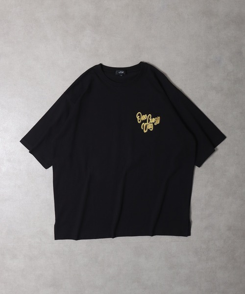 RE730（アールイーセブンサーティー）の「BIG printed short sleeve T-shirt / プリントBIG半袖Tシャツ unisex（Tシャツ/カットソー・メンズ・ホワイト/ブラック系その他/ブラック系その他2/グリーン系その他2/ホワイト系その他/チャコール/グリーン系その他/ホワイト系その他2/ブラック・M/L）」の16枚目の写真