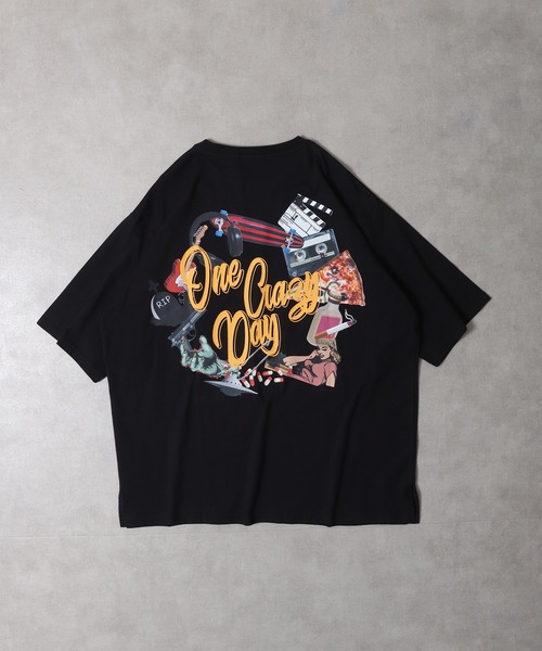 RE730（アールイーセブンサーティー）の「BIG printed short sleeve T-shirt / プリントBIG半袖Tシャツ unisex（Tシャツ/カットソー・メンズ・ホワイト/ブラック系その他/ブラック系その他2/グリーン系その他2/ホワイト系その他/チャコール/グリーン系その他/ホワイト系その他2/ブラック・M/L）」の17枚目の写真
