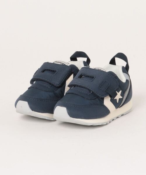 CONVERSE(コンバース)の「converse コンバース BABY RS キッズスニーカー(ベビーRS) 7SD945(スニーカー・キッズ・グリーン系その他/ネイビー/イエロー・14.0cm/14.5cm/15.0cm/15.5cm/16.0cm/16.5cm/17.0cm)」の1枚目の写真
