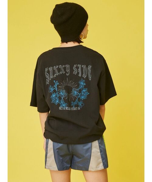 EVRIS（エヴリス）の「SUNNY SIDE BIG Tシャツ（Tシャツ/カットソー・レディース・ブラック/グレー/グリーン/ホワイト・FREE）」の20枚目の写真