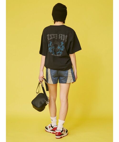 EVRIS（エヴリス）の「SUNNY SIDE BIG Tシャツ（Tシャツ/カットソー・レディース・ブラック/グレー/グリーン/ホワイト・FREE）」の22枚目の写真