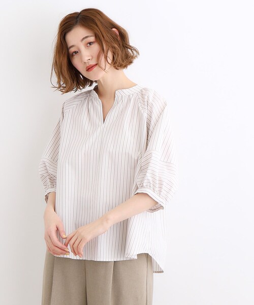 【洗える】ランタンスリーブ シャツ 洗える】ランタンスリーブ シャツ / any SiS | ファッション通販