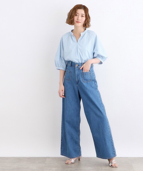 【洗える】ランタンスリーブ シャツ 洗える】ランタンスリーブ シャツ / any SiS | ファッション通販