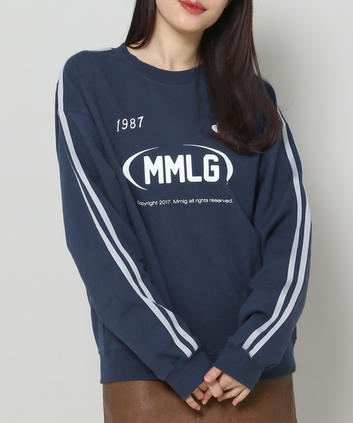 87mm(87mm)の「【UNISEX】Mmlg/MM SPEEDプルオーバー (ウラケ)(スウェット・メンズ・ホワイト/ライトグレー/ネイビー・LARGE/X-LARGE/MEDIUM)」の3枚目の写真