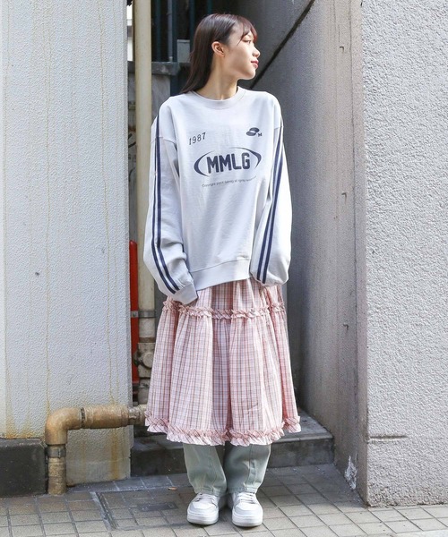 87mm(87mm)の「【UNISEX】Mmlg/MM SPEEDプルオーバー (ウラケ)(スウェット・メンズ・ホワイト/ライトグレー/ネイビー・LARGE/X-LARGE/MEDIUM)」の7枚目の写真