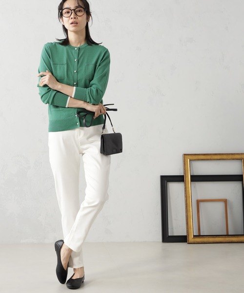 FOUND GOOD（ファウンドグッド）の「EasySTRスリムパンツ（その他パンツ・レディース・ベージュ/ネイビー/ブルー系5/ブラック/グリーン系8/ホワイト系5・S/M/L/XL）」の2枚目の写真