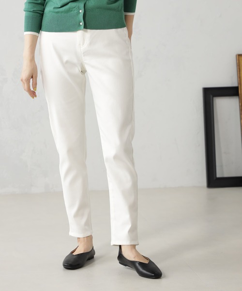 FOUND GOOD（ファウンドグッド）の「EasySTRスリムパンツ（その他パンツ・レディース・ベージュ/ネイビー/ブルー系5/ブラック/グリーン系8/ホワイト系5・S/M/L/XL）」の7枚目の写真