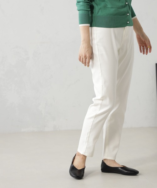 FOUND GOOD（ファウンドグッド）の「EasySTRスリムパンツ（その他パンツ・レディース・ベージュ/ネイビー/ブルー系5/ブラック/グリーン系8/ホワイト系5・S/M/L/XL）」の8枚目の写真