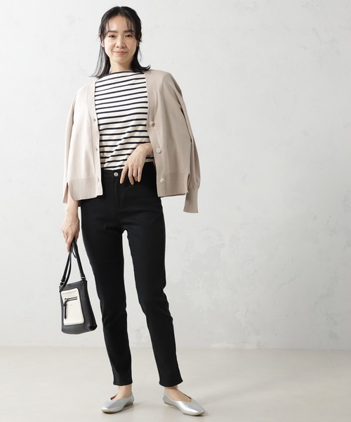 FOUND GOOD（ファウンドグッド）の「EasySTRスリムパンツ（その他パンツ・レディース・ベージュ/ネイビー/ブルー系5/ブラック/グリーン系8/ホワイト系5・S/M/L/XL）」の14枚目の写真