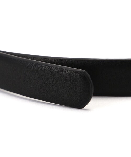 N.（N. Natural Beauty Basic）（エヌエヌナチュラルビューティーベーシック）の「オーバルバックルベルト（ベルト・レディース・ブラウン/ブラック・FREE）」の5枚目の写真