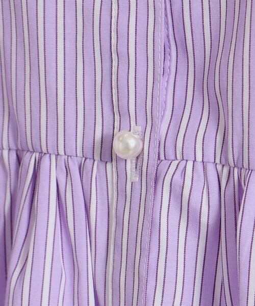 ITS'DEMO（イッツデモ）の「◆ペプラムブラウス（シャツ/ブラウス・レディース・ホワイト系5/ブルー系2/パープル系1/サックスブルー系2・00）」の12枚目の写真