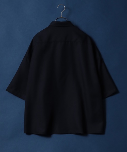 ANPAS(アンパス)の「ANPAS Twill Fabric Oversized Drop Shoulder Color Switching Shirt/ANPAS 別注 ツイル オーバーサイズ ドロップショルダー 配色切替 シャツ(シャツ/ブラウス・メンズ・グレー系その他/ブラック系その他/ホワイト系その他/グレー系その他2/ブラック系その他2/ホワイト系その他2・L/M)」の22枚目の写真