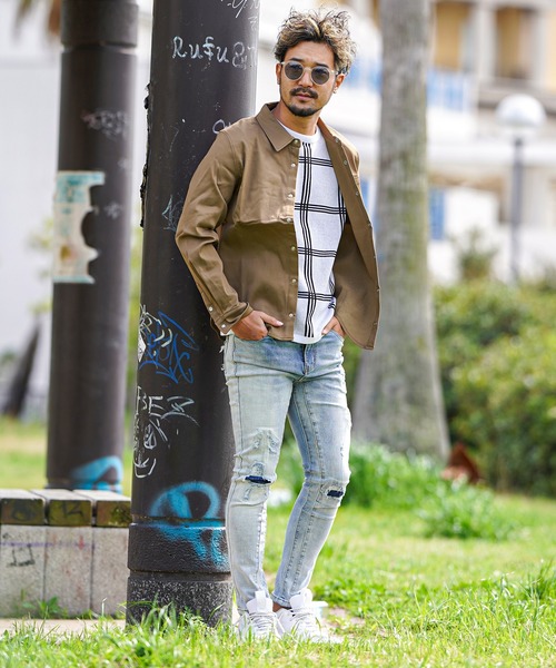 adamsJUGGLER（アダムスジャグラー）の「プレーンCロングシャツ