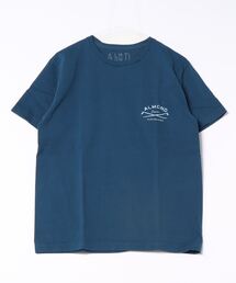 ALMOND（アーモンド）の「TWO FEET and FIRING S/S T-SHIRTS/アーモンドユニセックスデザインコットン100%バックテキストプリント半袖Tシャツ（Tシャツ/カットソー）」