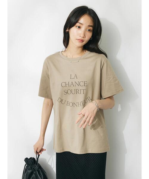 CRAFT STANDARD BOUTIQUE（クラフトスタンダードブティック）の「UVカット　/　LA　CHANCE　TEE（Tシャツ/カットソー・レディース・グリーン/ベージュ/オフホワイト/ブラック・L/M）」の13枚目の写真