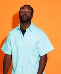 EF DOM TO DO（イーエフダムトゥードゥー）の「ラグラン オックスシャツ 半袖 セットアップ オーバー ロゴ刺繍 ワンポイント（シャツ/ブラウス）」