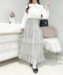 French girly collection チュールティアードスカート【ZOZOTOWN限定アイテム】