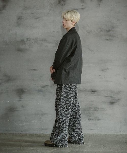 CASPER JOHN（キャスパージョン）の「Collapse denim pants/コラプスデニムパンツ（デニムパンツ・メンズ・ブラック・LARGE/MEDIUM/SMALL/X-SMALL）」の14枚目の写真