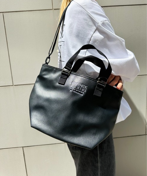 【セール】FREDRIK PACKERS / FAM TOTE LEATHER WIDE（トートバッグ）｜FREDRIK PACKERS（フレドリックパッカーズ） 6,559円