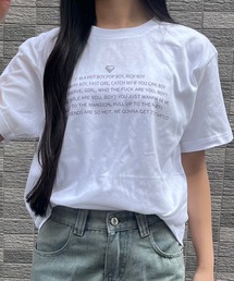 英字プリントTシャツ