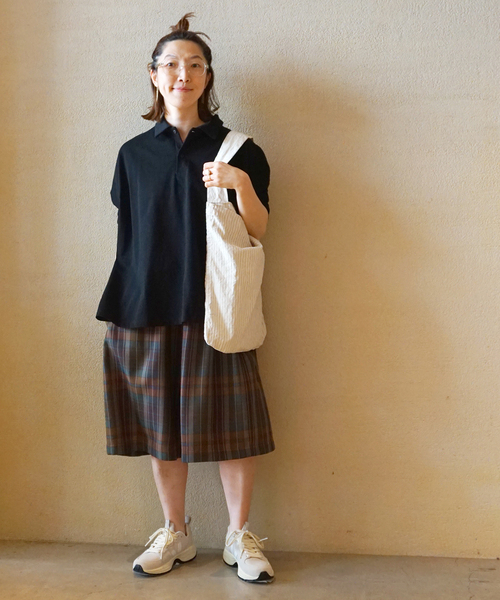 JOURNAL STANDARD LUXE(ジャーナルスタンダード ラックス)の「《追加》デラヴェジャージーポロプルオーバー(ポロシャツ・レディース・ブラック・FREE)」の7枚目の写真