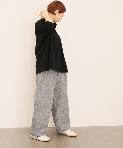 JOURNAL STANDARD LUXE(ジャーナルスタンダード ラックス)の「《追加》デラヴェジャージーポロプルオーバー(ポロシャツ・レディース・ブラック・FREE)」の11枚目の写真