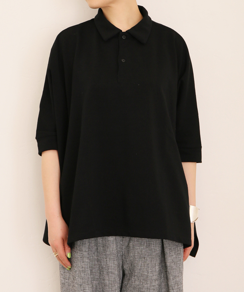 JOURNAL STANDARD LUXE(ジャーナルスタンダード ラックス)の「《追加》デラヴェジャージーポロプルオーバー(ポロシャツ・レディース・ブラック・FREE)」の21枚目の写真